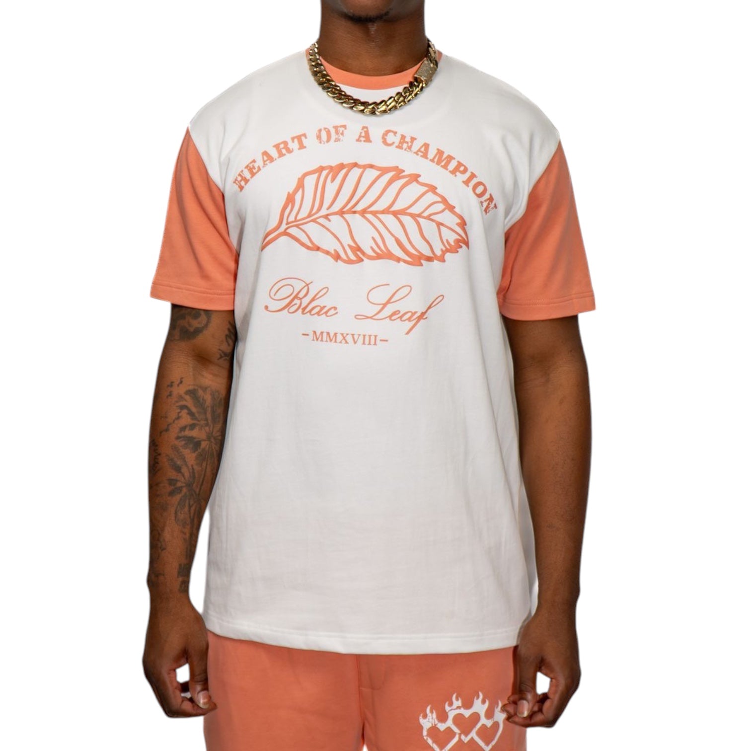 BLAC LEAF: Heart of A Champion SS Tee 120